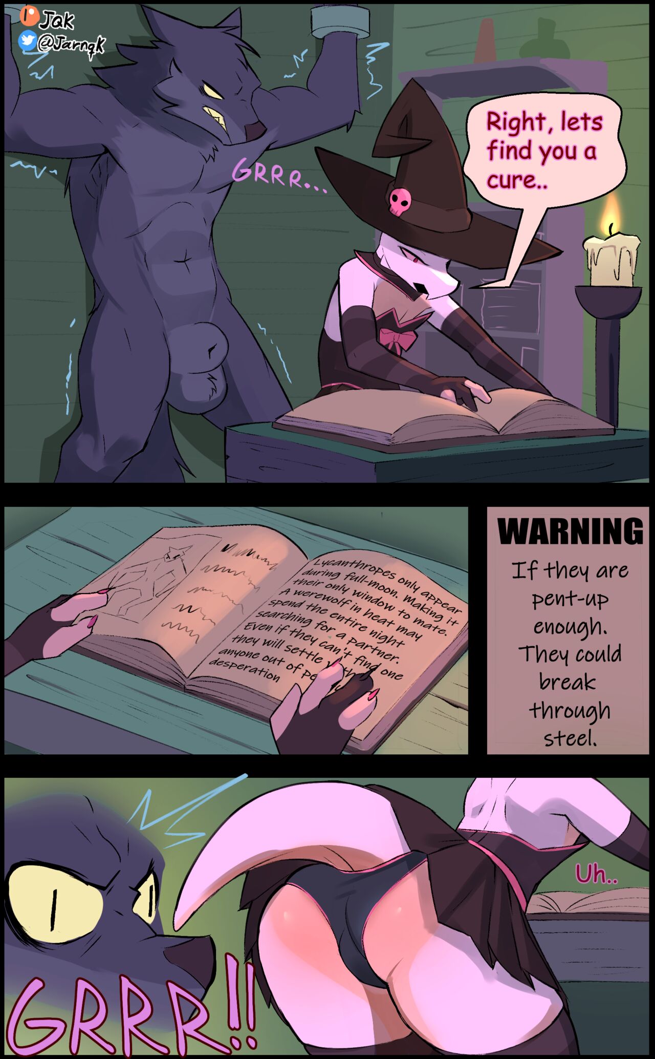 Lyra x Werewolf page 1 full