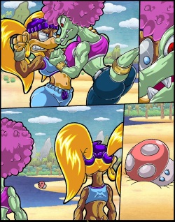 Tiny Kong, Kalypso, And The Pink Shroom Comic