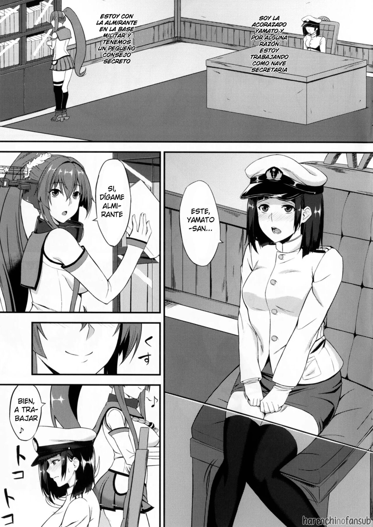 Yamato to Futanari Teitoku | Yamato y la Almirante Futanari page 2 full