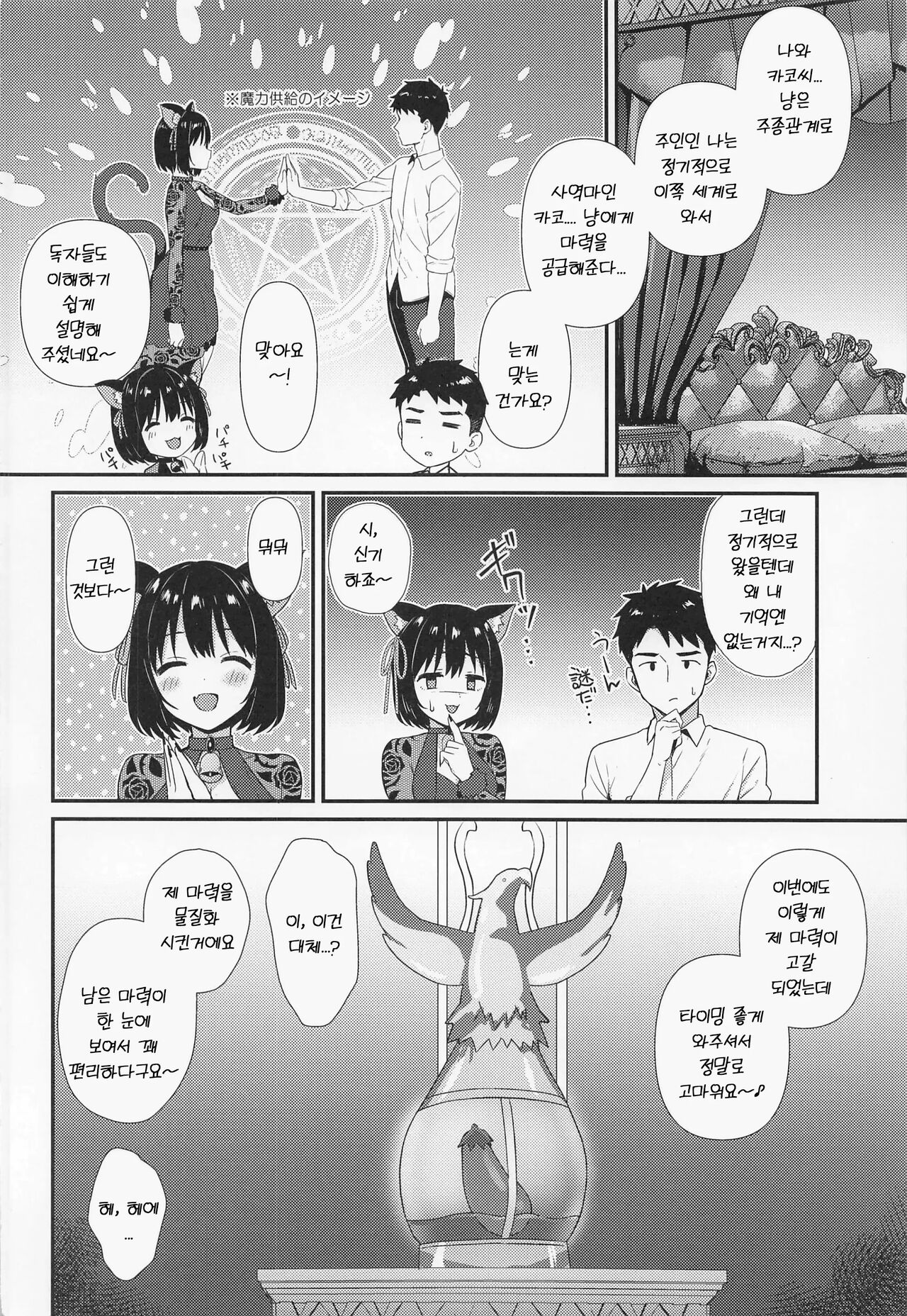 Mezametara Tsukaima Kako-nyan no Aruji ni Natte Ita Ken | 눈을 떴더니 사역마 카코냥의 주인이 되어있던 건 page 3 full