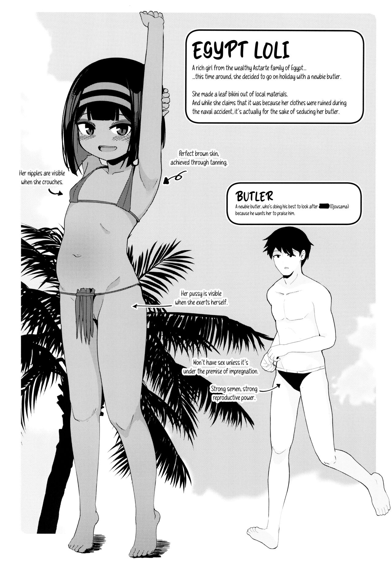 Mujintou de Ojou-sama to Kemono no You ni Koubi - Crazy sex with pregnancy  as the premise - Page 3 - HentaiEnvy