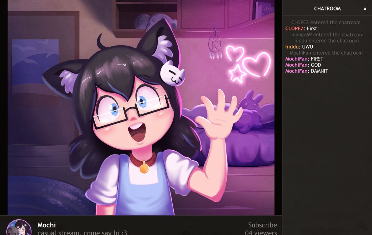 Mochi's Casual Stream page 1 full