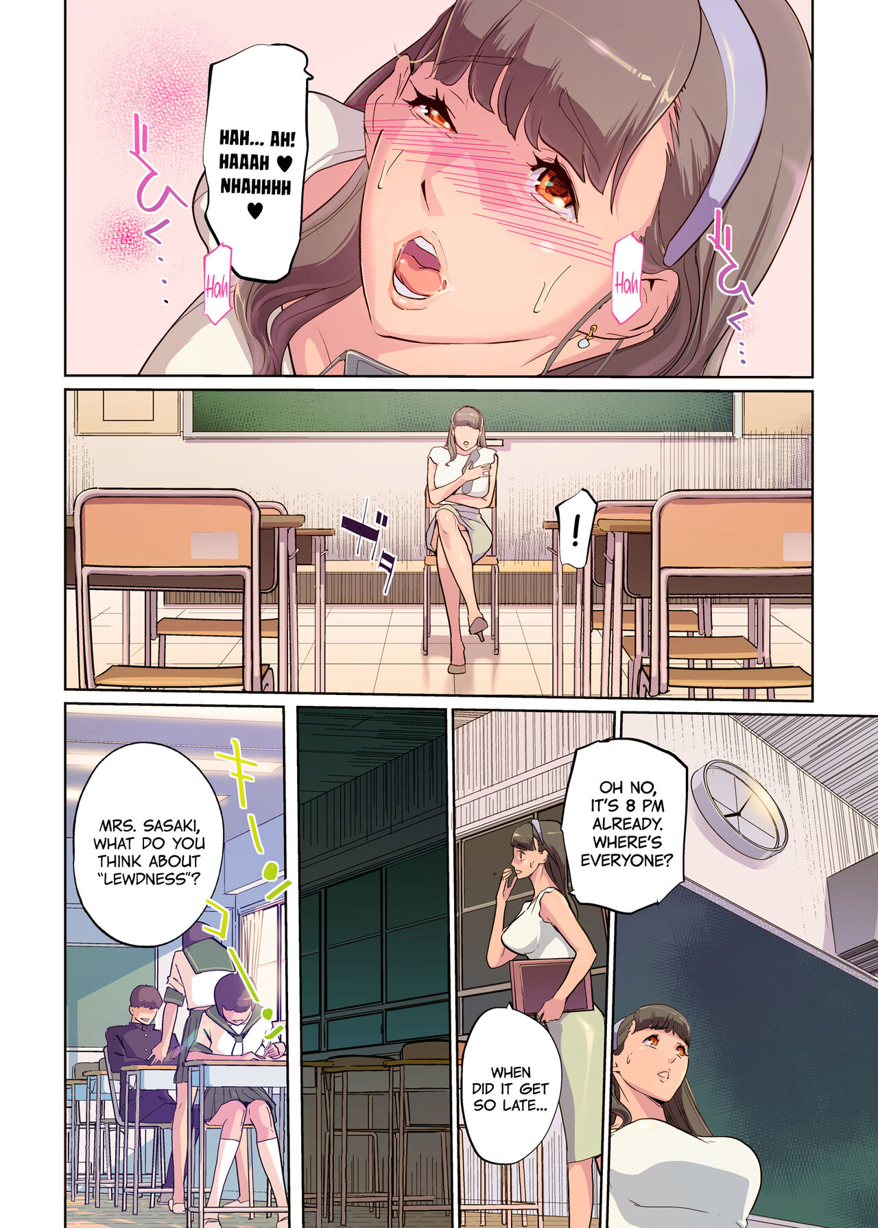 SEX to Kyoushitsu to Danshi Seito to Onna Kyoushi page 8 full