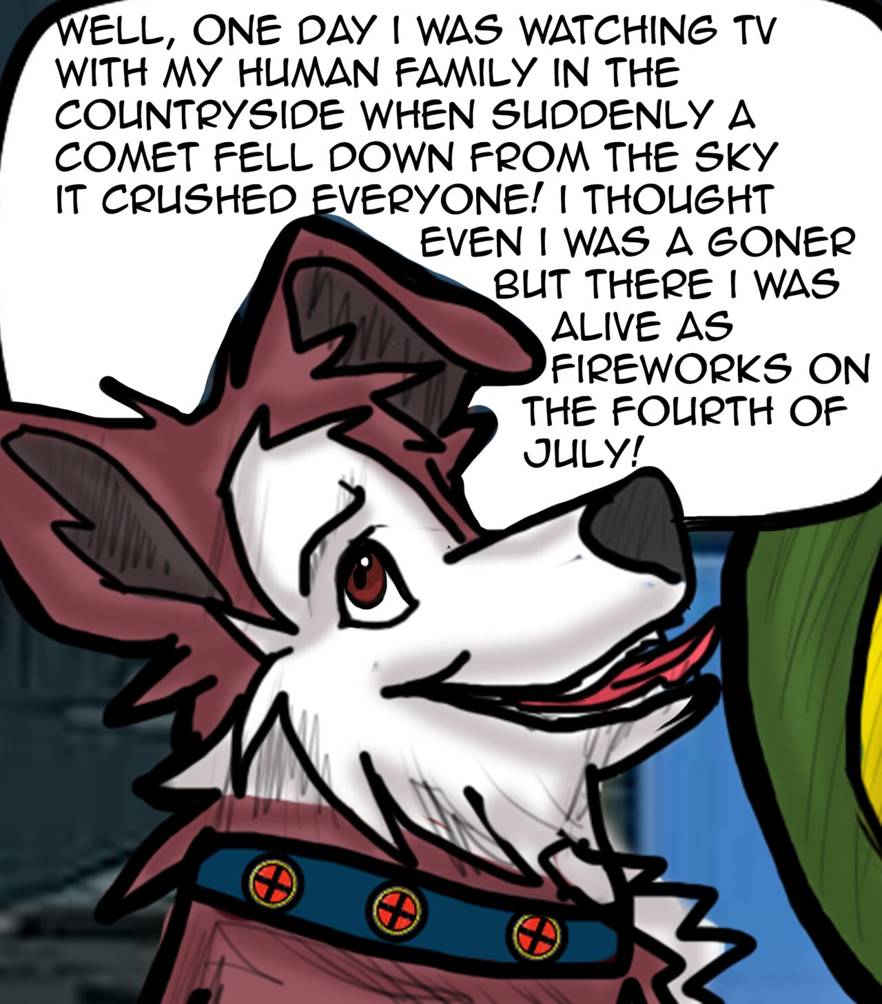 Rogue and the Doggy Phoenix page 3 full