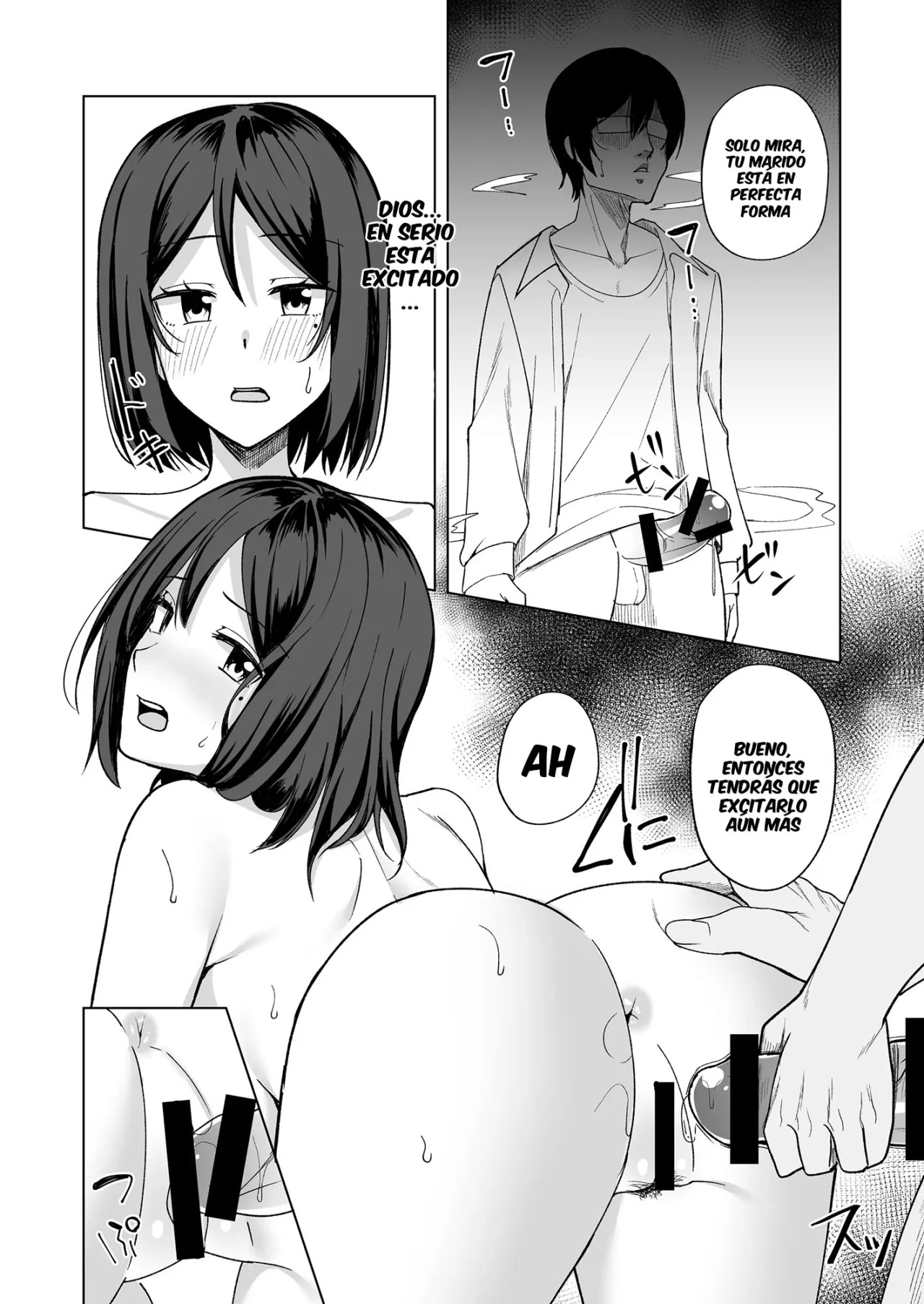 Inran Hitozuma no Uwaki Nikki "Otto no Me no Mae de" | Esposa insatisfecha 05 page 10 full